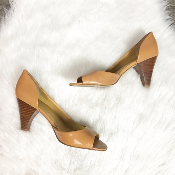 Nine West Shoes - Nine West Cello Half-D’Orsay Leather High Heel